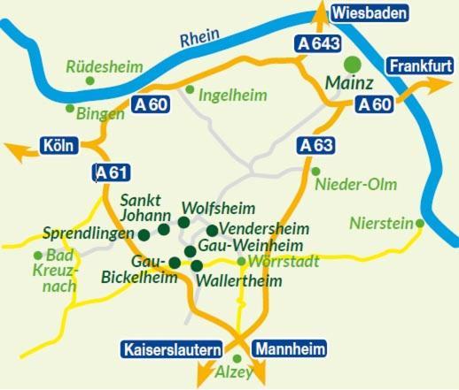 Ferienwohnung Natali Gau-Bickelheim Esterno foto
